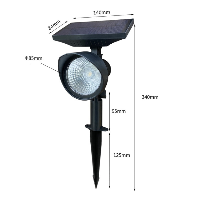 Lampada da giardino solare LED con luce colorata