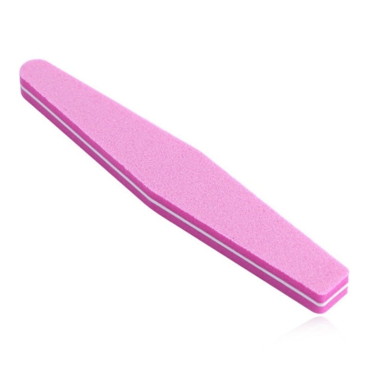 20 PCS 178x28x12mm Strumento per unghie in spugna ad alta elasticità a forma di diamante Consegna colore casuale