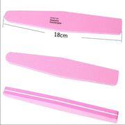 20 PCS 178x28x12mm Strumento per unghie in spugna ad alta elasticità a forma di diamante Consegna colore casuale