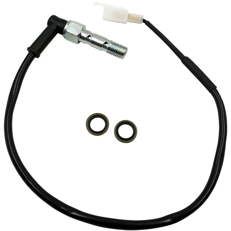 Accessori moto Pastiglia freno a disco Interruttore freno idraulico M10 Interruttore freno idraulico a doppio foro, M10 x 1.25mm, M10 x 1.00mm
