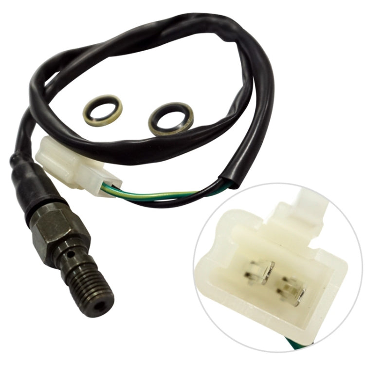 Linea di interruttori idraulici per freni a disco modificati per moto da 2 pezzi, M10 x 1.25mm Square Plug, M10 x 1.25mm Plug