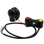 Accessori modificati per auto elettrica per motocicletta Altoparlante multifunzione a tre pulsanti Avvio molto vicino Interruttori della luce, Three Button Switches