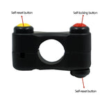 Accessori modificati per auto elettrica per motocicletta Altoparlante multifunzione a tre pulsanti Avvio molto vicino Interruttori della luce, Three Button Switches