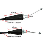 4 accessori per la modifica di veicoli fuoristrada per motociclette, maniglia della linea dell'acceleratore, M8, M10