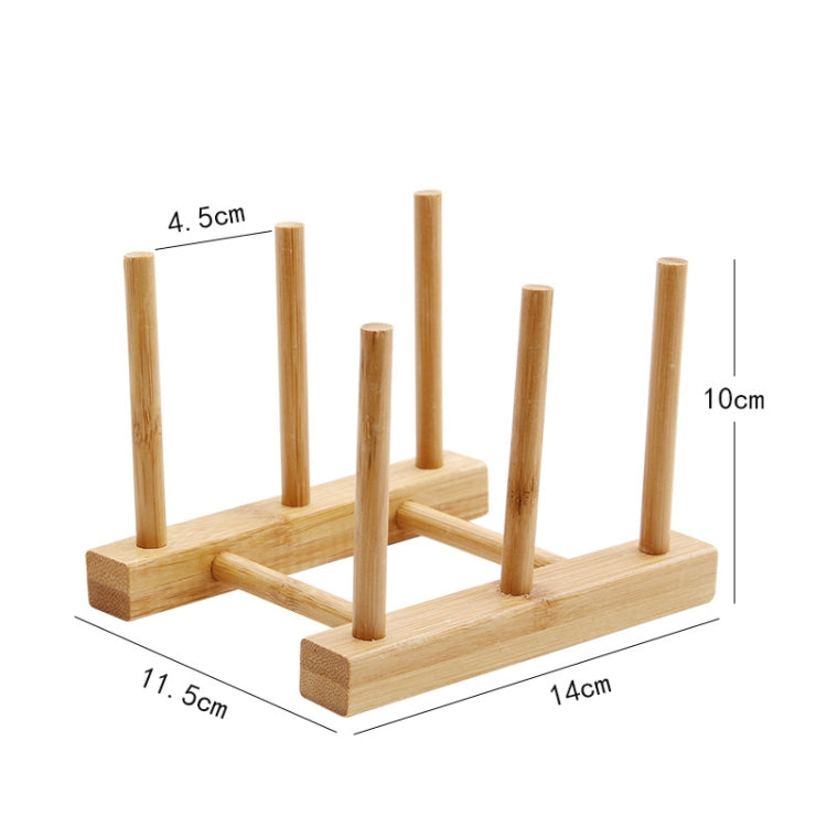 4 pezzi multiuso ciotola portadisco scolapiatti da cucina rack di stoccaggio per stoviglie in bambù, 2 Grid, 4 Grid, 7 Grid, 8 Grid