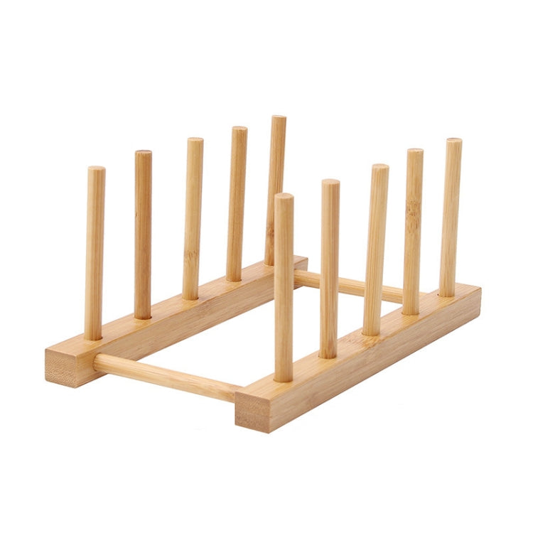 4 pezzi multiuso ciotola portadisco scolapiatti da cucina rack di stoccaggio per stoviglie in bambù, 2 Grid, 4 Grid, 7 Grid, 8 Grid