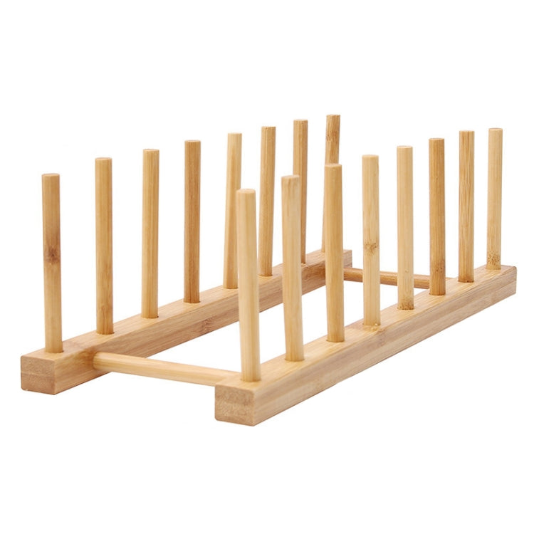 4 pezzi multiuso ciotola portadisco scolapiatti da cucina rack di stoccaggio per stoviglie in bambù, 2 Grid, 4 Grid, 7 Grid, 8 Grid