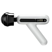 Pistola per massaggio con schermo tattile LCD regolabile a 12 velocità con pistola a fascia elettrica ricaricabile USB mini portatile