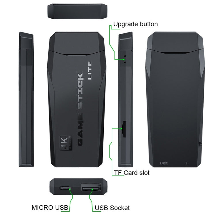 Y3 Lite Wireless raddoppia la console di gioco HD, 32G 3000 Games, 64G 10,000 Games