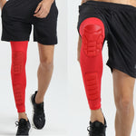 Un paio di ginocchiere sportive estese, copertura per cosce e polpacci, per arrampicata all'aperto, calcio, basket, equitazione, equipaggiamento protettivo, M (Black), L (Black), XL (Black), M (White), L  (White), XL (White), M (Red), L (Red), XL (Red)...