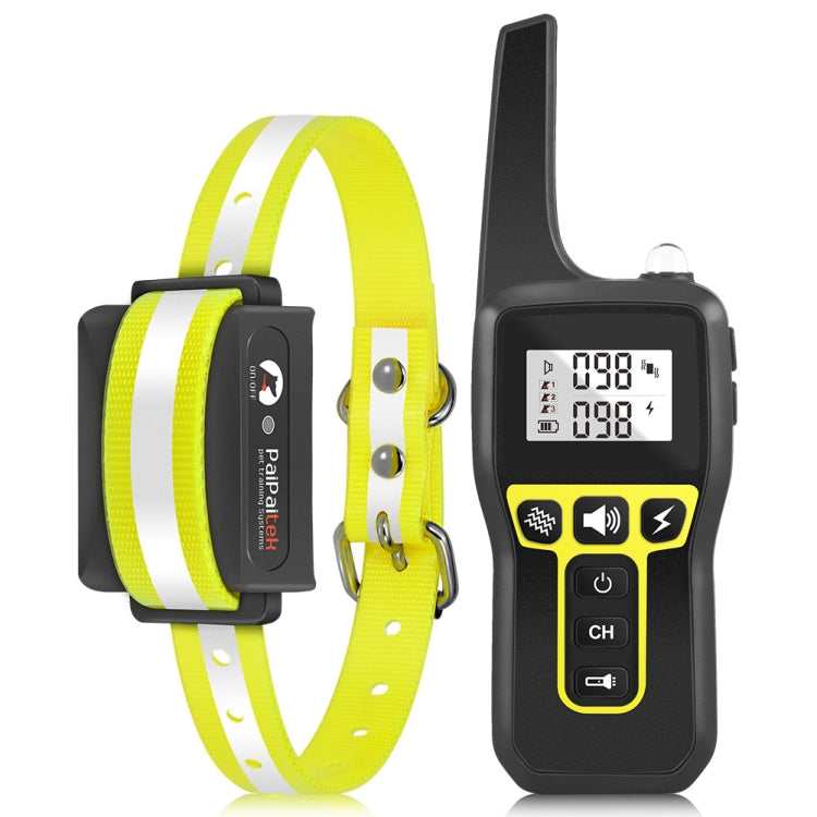 PaiPaitek PD529 Dispositivo di addestramento per cani con controllo remoto Dispositivo antiabbaio per controllo vocale, PD529 (Black), PD529 (Red), PD529 (Orange), PD529 (Yellow)