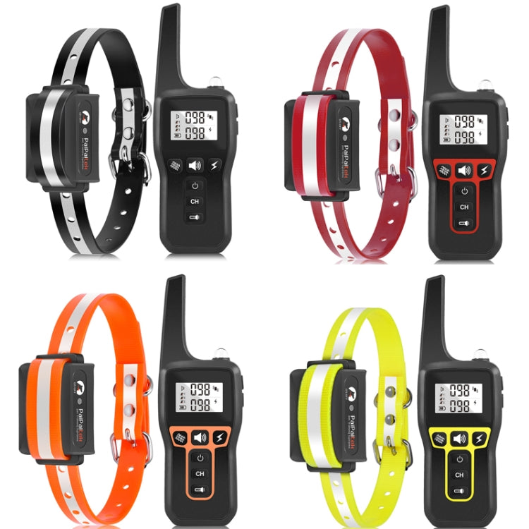PaiPaitek PD529 Dispositivo di addestramento per cani con controllo remoto Dispositivo antiabbaio per controllo vocale, PD529 (Black), PD529 (Red), PD529 (Orange), PD529 (Yellow)
