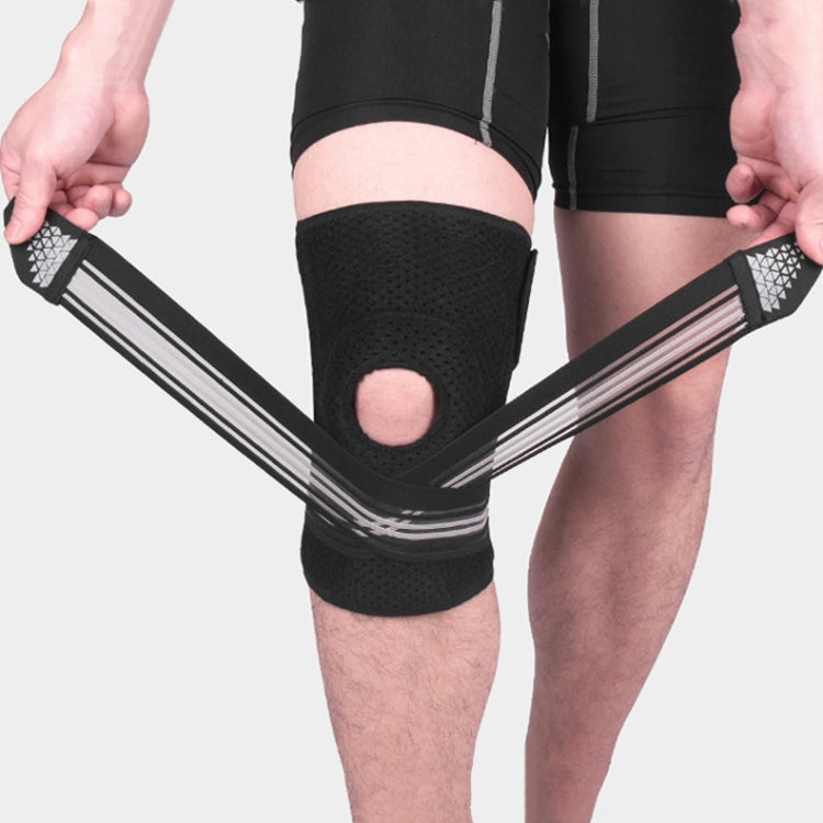 Un paio di ginocchiere sportive con supporto a molla, protezione da compressione, rotula, equipaggiamento protettivo da equitazione, taglia unica, Patella Riding Protective Gear(Black / Gray), Patella Riding Protective Gear(Black / Orange)             ...
