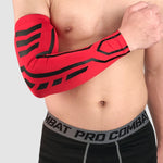 Un paio di protezioni per il polso sportive, maniche per braccio, basket, badminton, fitness, corsa, sport, equipaggiamento protettivo, M (Black), L (Black), XL (Black), M (White), L  (White), XL  (White), M (Red), L (Red), XL (Red), M (Blue), L (Blue)...
