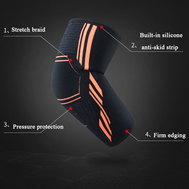 Un paio di gomitiere sportive Protezioni per braccia pressurizzate traspiranti Protezioni per gomiti da basket, tennis, badminton, M (Black Gray), L (Black Gray), XL (Black Gray), M (Black Orange), L (Black Orange), XL (Black Orange), M (Black Green)  ...