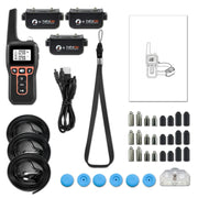 PaiPaitek PD529-3 Dispositivo di addestramento per cani con telecomando Dispositivo di addestramento per cani con collare elettronico Dispositivo di addestramento per cani con controllo vocale, PD529-3