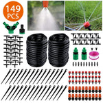 149 in 1 kit di irrigazione a goccia per dispositivo di irrigazione automatico fai-da-te con gocciolatore regolabile da 30 m, 149 In 1