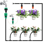 149 in 1 kit di irrigazione a goccia per dispositivo di irrigazione automatico fai-da-te con gocciolatore regolabile da 30 m, 149 In 1