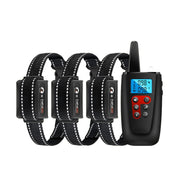 PaiPaitek PD526-3 Dispositivo anti-abbaio Collare per scosse elettriche per cani Addestramento per cani con telecomando Attrezzatura per addestramento di animali domestici, PD526-3