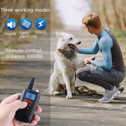 PaiPaitek PD526-3 Dispositivo anti-abbaio Collare per scosse elettriche per cani Addestramento per cani con telecomando Attrezzatura per addestramento di animali domestici, PD526-3
