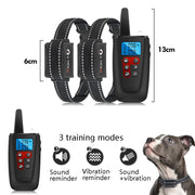 PaiPaitek PD526V-2 1 in 2 100 velocità suono vibrazione telecomando dispositivo cane da addestramento dispositivo anti-abbaio collare elettronico telecomando, PD526V-2