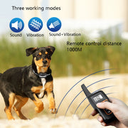 PaiPaitek PD529V-1 Dispositivo anti-abbaio per cani da addestramento Collare vibrante Distanza 1000M Forniture per addestramento animali domestici, PD529V-1