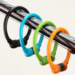 Lucchetti antifurto per esterni da 4 pezzi per bicicletta portatile con quattro password, Anti-Theft Lock(Green), Anti-Theft Lock(Blue), Anti-Theft Lock(Black), Anti-Theft Lock(Orange)