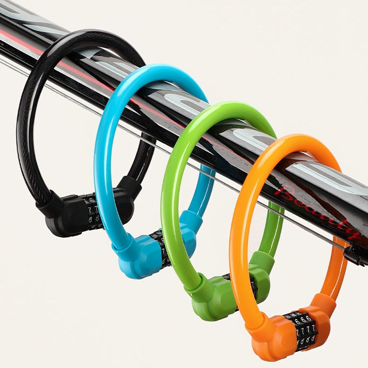 Lucchetti antifurto per esterni da 4 pezzi per bicicletta portatile con quattro password, Anti-Theft Lock(Green), Anti-Theft Lock(Blue), Anti-Theft Lock(Black), Anti-Theft Lock(Orange)