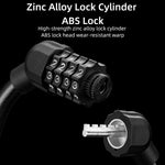 Lucchetti antifurto per esterni da 4 pezzi per bicicletta portatile con quattro password, Anti-Theft Lock(Green), Anti-Theft Lock(Blue), Anti-Theft Lock(Black), Anti-Theft Lock(Orange)