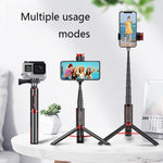 Selfie Stick Bluetooth con giunto cardanico e treppiede