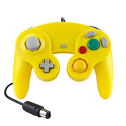Controller di gioco cablato con controller vibrante a punto singolo da 2 pezzi per Nintendo NGC / Wii, White, Pink, Yellow, Red, Purple, Green, Blue, Black, Silver, Orange