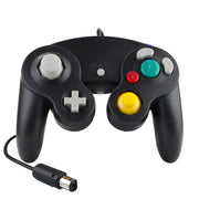 Controller di gioco cablato con controller vibrante a punto singolo da 2 pezzi per Nintendo NGC / Wii, White, Pink, Yellow, Red, Purple, Green, Blue, Black, Silver, Orange