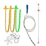 Kit draga per lavandino antiblocco per WC fognario con gancio per dragare per tubi da cucina, Stile:, 6 PCS/Set-1M, 6 PCS/Set-1.5M, 6 PCS/Set-3, 6 PCS/Set-4