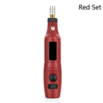 Mini penna per incisione elettrica, set di utensili per smerigliatrice elettrica per taglio e lucidatura, spina americana, US Plug(Red), US Plug(Grey), US Plug(Green)