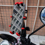 Staffa per telefono cellulare con navigazione in metallo per moto, Stile:, Rearview Mirror Installation (Anti-theft), Rearview Mirror Installation (Hand Twist), Thin Tube Fixation (Anti-theft), Thin Tube Fixation (Hand Twist)                           ...