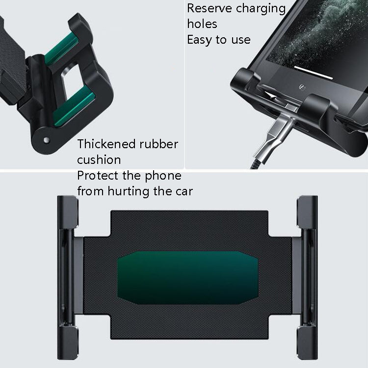 Staffa per telefono cellulare per autobus, camion, staffa per telefono cellulare per auto a ventosa, Folding Flat Back Clip