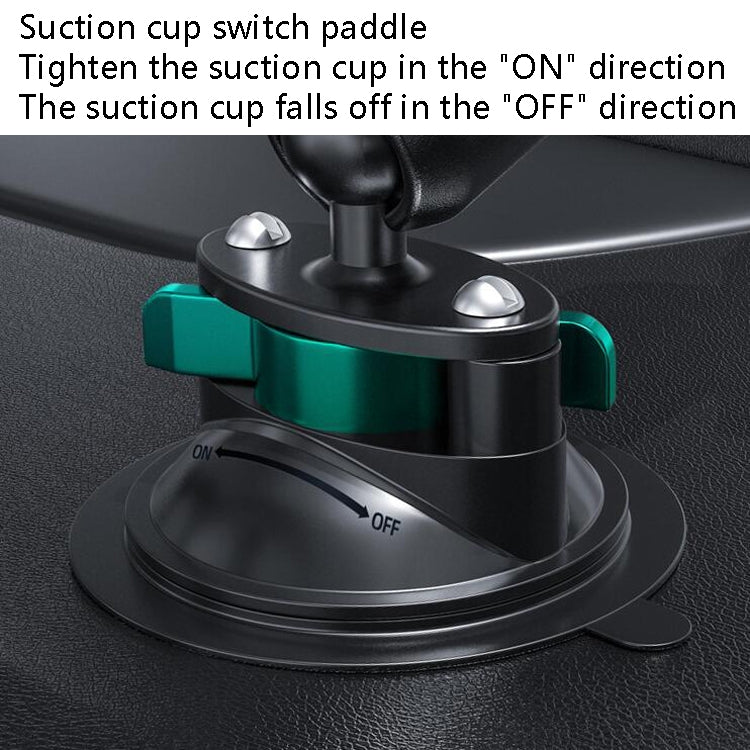 Staffa per telefono cellulare per autobus, camion, staffa per telefono cellulare per auto a ventosa, Folding Flat Back Clip