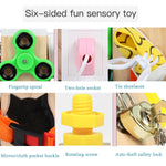 Montessori Montessori Occupato Bordo Puzzle Giocattolo di Sblocco Giocattolo per L'Educazione Precoce, Stile:, Fun Life Green, Music, Animal, Fishing