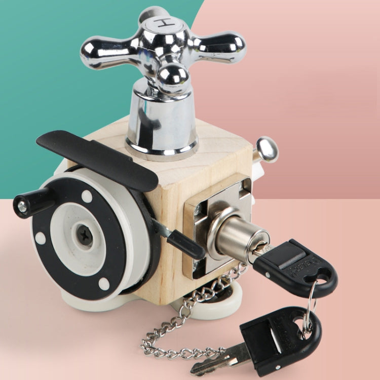 Montessori Montessori Occupato Bordo Puzzle Giocattolo di Sblocco Giocattolo per L'Educazione Precoce, Stile:, Fun Life Green, Music, Animal, Fishing