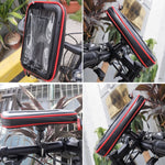 Staffa per borsa per telefono cellulare impermeabile touch screen per bicicletta da moto OKD, S, M-4, L-3, XL-4