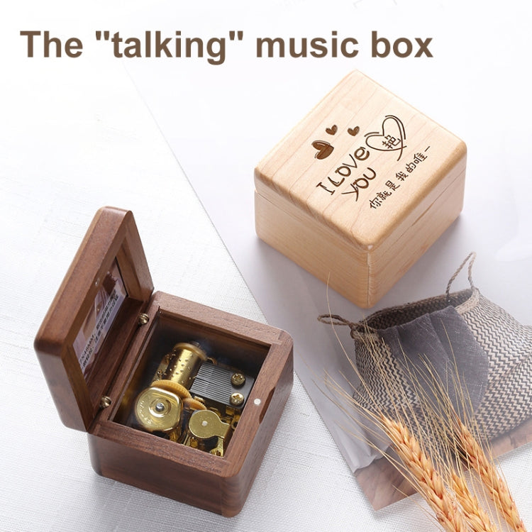 Carillon stile cornice Carillon in legno Novità regalo di San Valentino, Stile:, Walnut Gold-Plated Movement, Maple Gold-Plated Movement, Rosewood Gold-Plated Movement, Maple Red-Bronze Movement, Walnut Red-Bronze Movement, Rosewood  Red-Bronze Movement