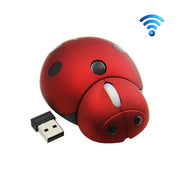 CM0184 Mouse wireless personalizzato Mini Ladybug 3000 DPI a 3 tasti Mouse wireless personalizzato