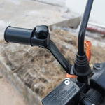 Staffa fissa per specchietto retrovisore per moto in metallo con telaio di trasferimento da 2 pezzi, Transfer Frame