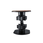 Staffa per fotocamera Mini Gimbal Staffa per telefono cellulare da tavolo Staffa per registratore, Dual Attachment Mount, 1/4 Screw Connector for GoPro, Magnet Paste for Phones