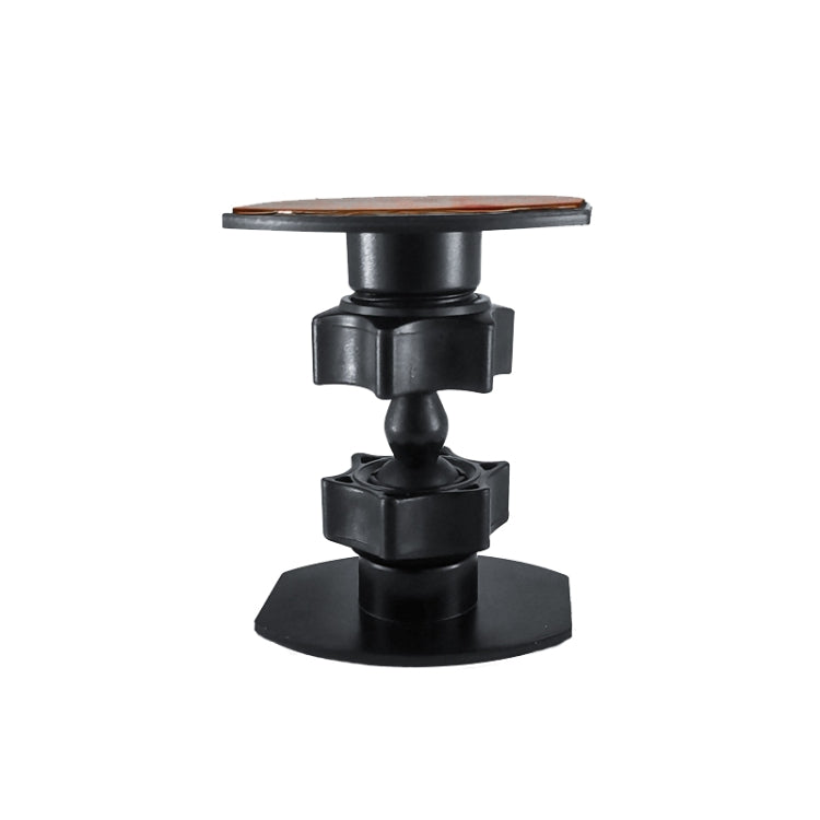 Staffa per fotocamera Mini Gimbal Staffa per telefono cellulare da tavolo Staffa per registratore, Dual Attachment Mount, 1/4 Screw Connector for GoPro, Magnet Paste for Phones