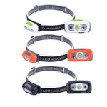 Faro USB da esterno con sensore intelligente Faro da corsa notturno portatile a luce intensa, Black 3W 100LM, White 3W 100LM, Orange 3W 100LM, Black 5W 140LM, White 5W 140LM, Orange 5W 140LM