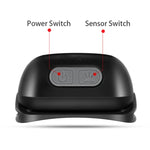 Faro USB da esterno con sensore intelligente Faro da corsa notturno portatile a luce intensa, Black 3W 100LM, White 3W 100LM, Orange 3W 100LM, Black 5W 140LM, White 5W 140LM, Orange 5W 140LM