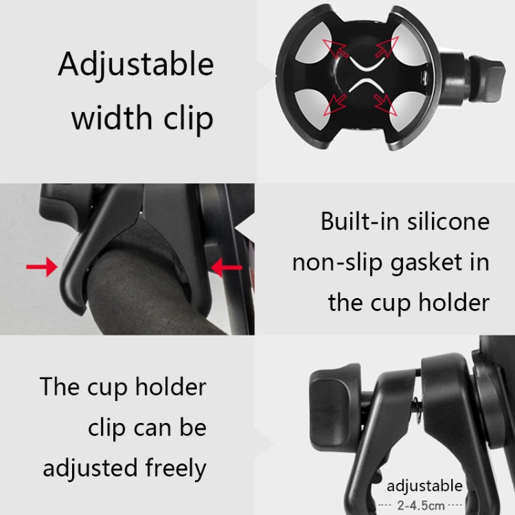 J4037 Portabiberon resistente alle cadute per passeggino, Bottle Holder