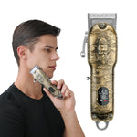 Tagliacapelli RESUXI retrò Piaget con display digitale LCD ad alta potenza, JM-106 EU Plug, JM-106 US Plug