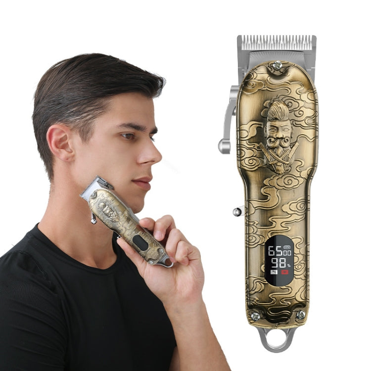 Tagliacapelli RESUXI retrò Piaget con display digitale LCD ad alta potenza, JM-106 EU Plug, JM-106 US Plug
